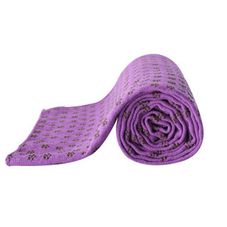 情妮娇 QINGNIJIAO 01加宽瑜伽铺巾加厚瑜伽毯防滑健身瑜珈垫毯子加长吸汗毛巾铺垫紫色