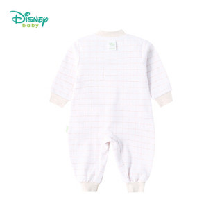 迪士尼（Disney）童装婴幼儿衣服印花棉长袖哈衣爬服男女宝宝前开连体衣 183L747 浅黄 6个月/身高66cm