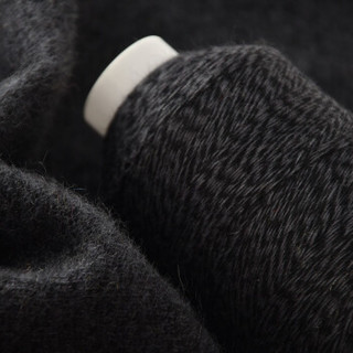依尚 毛线 羊绒线 26/2中粗线 手编机织均可 婴儿宝宝毛线 围巾线M02 AB灰