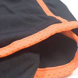 范迪慕 运动健身服女速干透气运动套装女晨夜跑步服三件套瑜伽服 20343-橙色边-短袖三件套-M