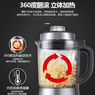 志高（CHIGO）破壁机家用多功能加热破壁料理机 智能预约保温榨汁机 婴儿辅食机 双杯 ZG-YM1905