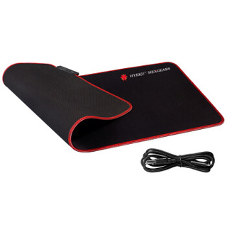 Hyeku 黑峡谷 GP102鼠标垫 超大 键盘垫电脑桌垫发光鼠标垫免驱触控硬质防滑
