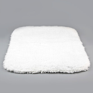 艾米乐（amarelle）地垫 五星级酒店地垫 mat01 纯棉吸水地垫 1条装 白色 50*80cm