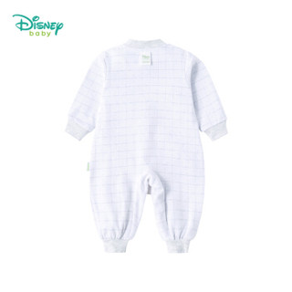 迪士尼（Disney）童装婴幼儿衣服印花棉长袖哈衣爬服男女宝宝前开连体衣 183L747 浅花灰 9个月/身高73cm
