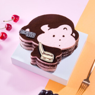 商品米卡米卡 太子生日蛋糕 小只(3-5人食用) 猴子儿童蛋糕 北京同城
