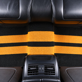 君鑫（JUNXIN）雪尼丝汽车脚垫 专用于马自达昂科塞拉昂克赛拉内饰改装装饰定制脚垫 黑黄色