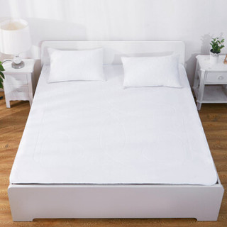雅鹿·自由自在 床垫家纺 泰国天然乳胶床垫双人床垫 可折叠轻薄款乳胶保洁垫 1.5m*2.0m