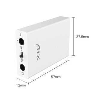 AIX 爱秀小白盒A35版苹果安卓手机主播直播转接器电脑声卡手机直播转换器高音质输入音频适配器