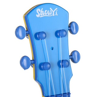 美澌嘉（MSj）啵乐乐儿童吉他玩具 儿童早教益智玩具 音乐启蒙可弹奏乐器 大号22寸 天蓝色