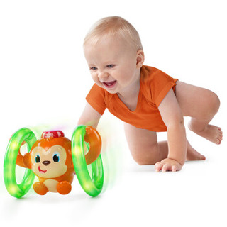 bright starts儿童宝宝婴儿玩具0-1岁小孩益智早教教具-爬行小猴KIIC52181