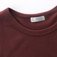 YOUR SUN 宜而爽 保暖内衣 男士棉质保暖内衣套装纯棉亲肤柔软透气秋衣秋裤 保暖内衣 栗褐 XL/175