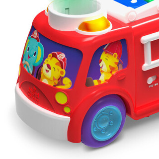 bright starts宝宝玩具婴儿益智玩具早教教具声光玩具-乐乐球消防车KIIC52137