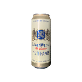 德国进口 卢云堡 白啤酒 500ml*24听 整箱装