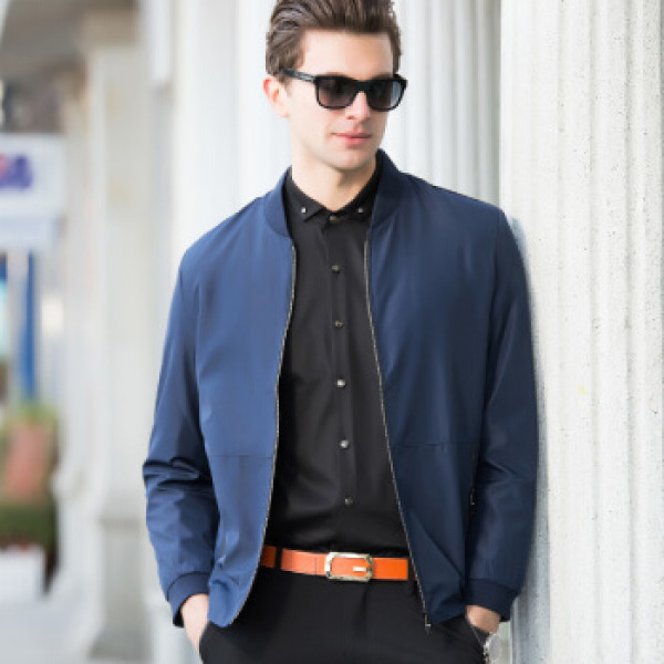 商品恒源祥 男士休闲夹克中老年商务男装外套 1622ja8