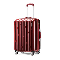 AMERICAN TOURISTER 美旅 AMERICAN 26英寸商务男女大容量行李箱可扩展旅行箱 飞机轮TSA锁BI4酒红色