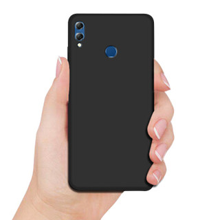 KOLA 荣耀8X Max手机壳 华为畅享MAX手机壳 微砂硅胶防摔软壳保护套 黑色