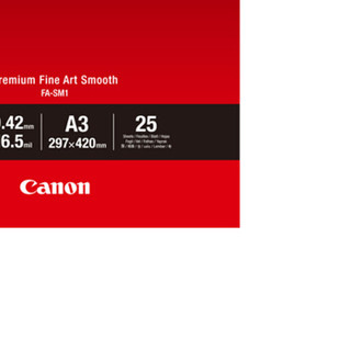 佳能 Canon FA-SM1 A3(25) 专业平滑艺术纸