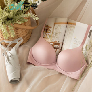 商品inman 茵曼 9881432035 舒适双弹一片式无钢圈内衣文胸 银灰色