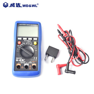 威达（WD&WL）数字万用表 电工测电表 钳形表 电压电流电阻表 64232-EM420A 数显