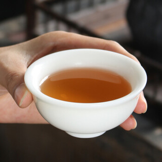 元青 主人杯（MULTIPOTENT） 中国白陶瓷茶具  手工羊脂玉 如脂玉 功夫茶具 简约品茗杯 沉香杯