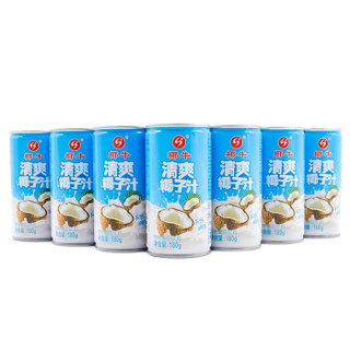 椰牛清爽椰子汁（维生素E）植物蛋白饮料海南特产椰奶公司福利团购 180ML1*30 罐整箱