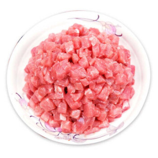 商品湘村黑猪 瘦肉丁 400g/袋 供港猪肉 儿童放心吃 gap认证 黑猪肉