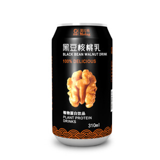 莫拉格（Molag）春都 黑豆核桃乳复合植物蛋白饮料 310ml*16罐 整箱装