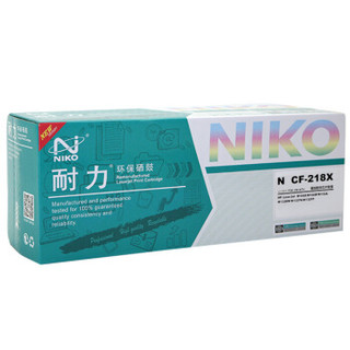 耐力（NIKO）N CF218X 易加粉大容量粉盒带芯片4支装 (适用惠普M132a M132nw M132fn M132fp M132fw M104a)