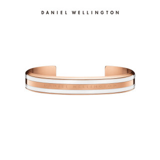 丹尼尔惠灵顿（DanielWellington）新品 金色手镯饰品简约百搭dw男女开口中号手镯 dw手镯DW00400005