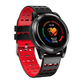 全程通K3智能运动手表替换腕带表带黑红色