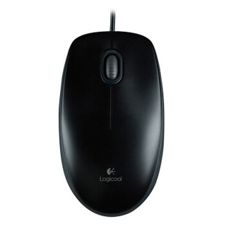 罗技（Logitech）M100r 黑色 箱装（10支装）