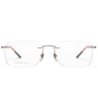 GUCCI 古驰 eyewear 男款光学镜架 金属光学镜架 GG0399O-004 金色镜框 56mm