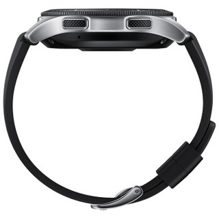 三星（SAMSUNG）Galaxy Watch 原装表带 46mm表盘专用/ S4手表表带/通用S3手表 22mm宽度接口 黑色