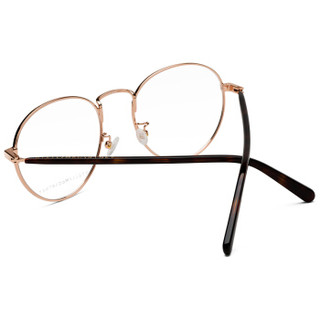 丝黛拉麦卡妮Stella McCartney eyewear女士光学镜架 生物板材镜腿 近视眼镜框 SC0126O-004 金粉镜框 51mm