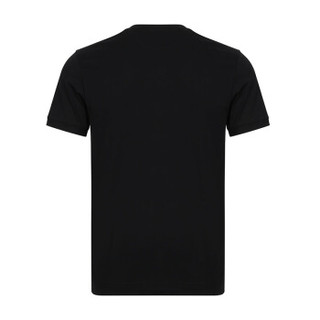 FENDI 芬迪 男士黑色棉质圆领短袖T恤 FY0894 A291 F0QA1 L码