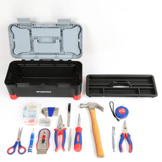 万克宝（WORKPRO）W009077N 135PC家用工具箱 工具组套 多功能工具箱套装工具组套