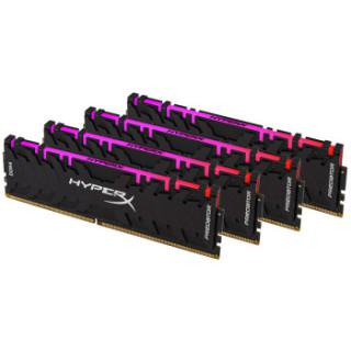 金士顿(Kingston) DDR4 3600 32GB(8G×4)套装 台式机内存 骇客神条 Predator掠食者系列 RGB灯条