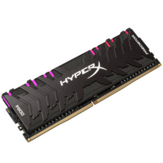 金士顿(Kingston) DDR4 3600 32GB(8G×4)套装 台式机内存 骇客神条 Predator掠食者系列 RGB灯条