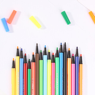 迪士尼（Disney）儿童可洗12色水彩笔/幼儿园彩色笔/文具绘画套装画笔/粉色Z6158