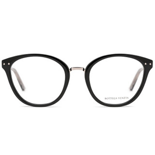 葆蝶家Bottega Veneta eyewear光学镜架女款 近视眼镜框 BV0195O-001 黑色镜框 51mm