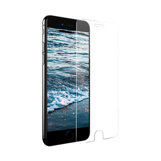 品胜（PISEN）苹果7p/8p钢化膜 高清防爆玻璃贴膜iphone7plus/8plus手机钢化膜弧边防指纹 2片装