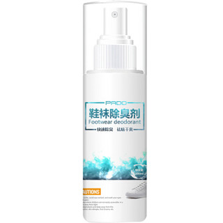 半岛铁盒(PADO) 鞋袜除臭剂100ml 去除鞋子臭喷雾异味杀菌鞋柜运动鞋祛味