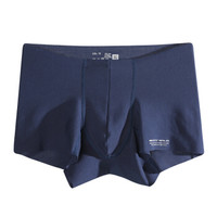 BODYWILD 男士内裤 AIRZ系列无痕素色平角内裤 ZBN23LT1 深蓝色 175 (蓝色、175、平角裤、莫代尔)