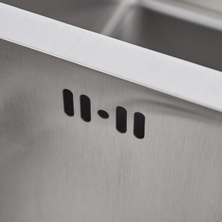 科固（KEGOO）K10023 手工水槽双槽 厨房洗菜盆 不锈钢手工盆水龙头套装75*40