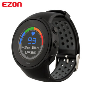 宜准（EZON）宜准（EZON）智能运动手表男彩屏飞利浦动态光心率表防水跑步电子表T958