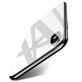 凯普世 苹果X钢化膜 iPhoneX钢化膜 全屏覆盖防爆手机玻璃保护膜后贴膜 5.8英寸白色后膜