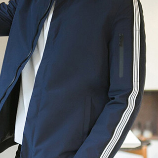 南极人（Nanjiren）夹克男时尚休闲外套  NJR1701K 蓝色 XL码