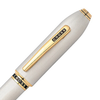 高仕（CROSS）钢笔/签字笔金属笔夹 高端轻奢商务办公礼品笔 男女通用 名铸125系列 镀铂金金夹