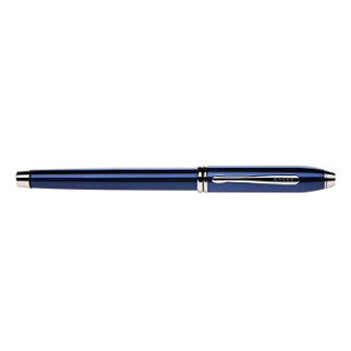 CROSS 高仕 钢笔 TOWNSEND/涛声系列 美国总统笔 高端轻奢签字笔成功典范 蓝珐琅白夹696-1FD