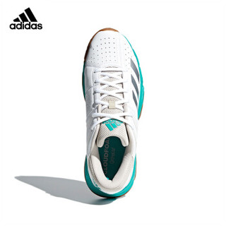 adidas 阿迪达斯 Wucht P3羽毛球鞋耐磨运动跑步鞋减震透气羽毛球鞋中性款白蓝DB2171 41码/7.5